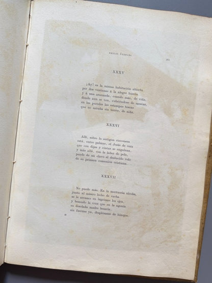 Los meses (dedicatoria de Mañé y Flaquer) - Imprenta de Henrich y Comp., 1889