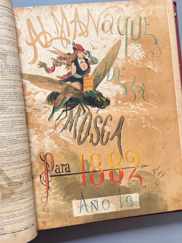 La Mosca Roja, periódico político joco-serio - Texidó y Parera, 1881-1884 - Antigularia (detalle 6)