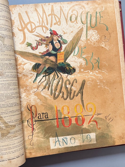 La Mosca Roja, periódico político joco-serio - Texidó y Parera, 1881-1884 - Antigularia (detalle 6)