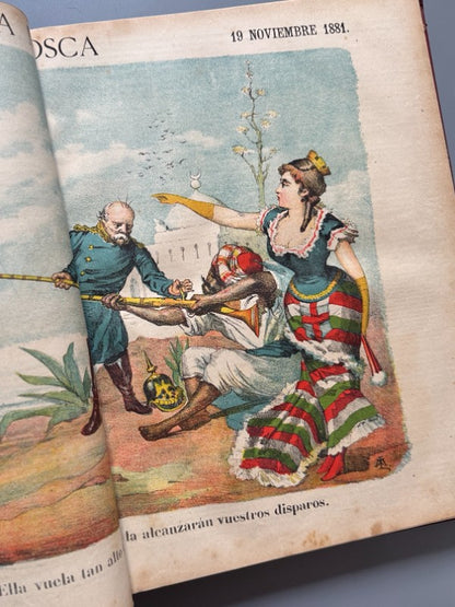 La Mosca Roja, periódico político joco-serio - Texidó y Parera, 1881-1884 - Antigularia (detalle 8)