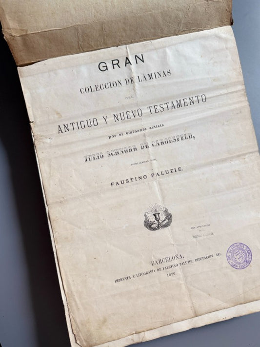 Gran colección de láminas del Antiguo y Nuevo Testamento, Julio Schnorr - Faustino Paluzie, 1876