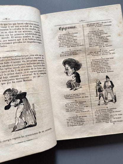 El Fandango. Revista satírica, completa (reimpresión 1850), Wenceslao Ayguals - Sociedad Literaria