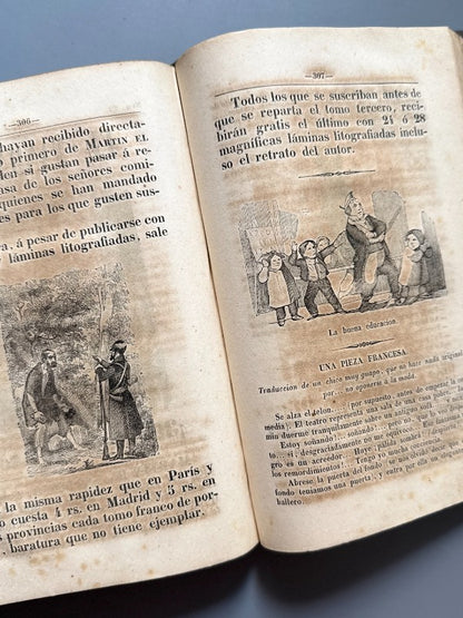 El Fandango. Revista satírica, completa (reimpresión 1850), Wenceslao Ayguals - Sociedad Literaria