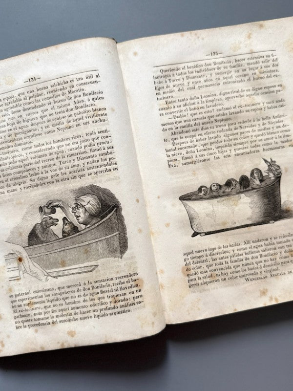 El Fandango. Revista satírica, completa (reimpresión 1850), Wenceslao Ayguals - Sociedad Literaria