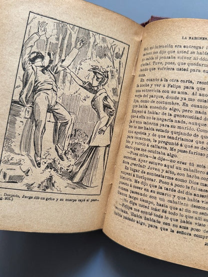 La marca de los cuatro, El pulgar del ingeniero..., Arthur Conan Doyle - La Novela Ilustrada, c.1910