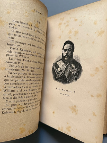 El Reino de Hawaii, R. Monner Sans - Librería de Juan Llordachs, 1883