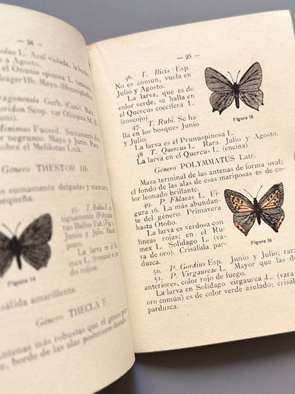 Lepidópteros de Cataluña, Juan Vázquez Sans - Barcelona, 1917