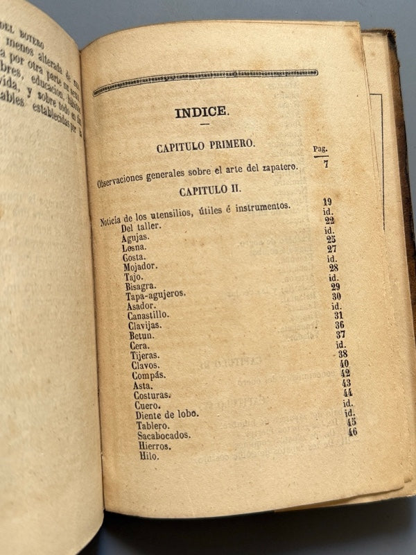 Manual del botero y del zapatero, J. Morin - Imp. de D. Francisco Diaz Pedregal, 1859