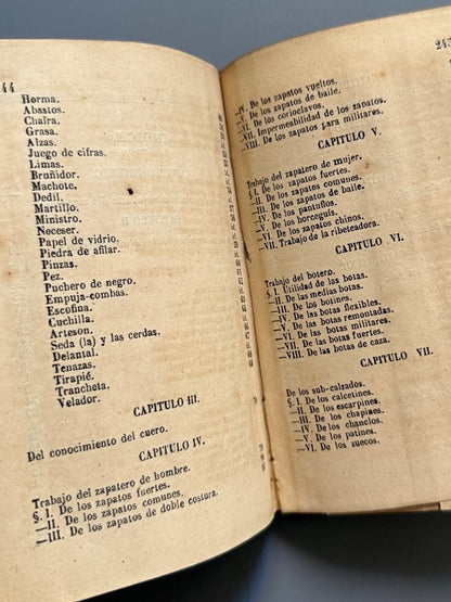 Manual del botero y del zapatero, J. Morin - Imp. de D. Francisco Diaz Pedregal, 1859