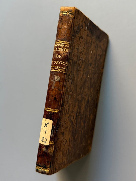 Historia de la Catedral de Burgos, Pedro Orcajo - Sergio de Villanueva, 1847