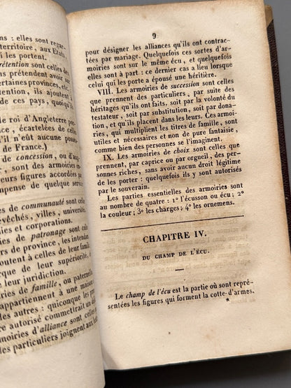 Cours abrégé de blason. Ordres de chevalerie - París, 1840