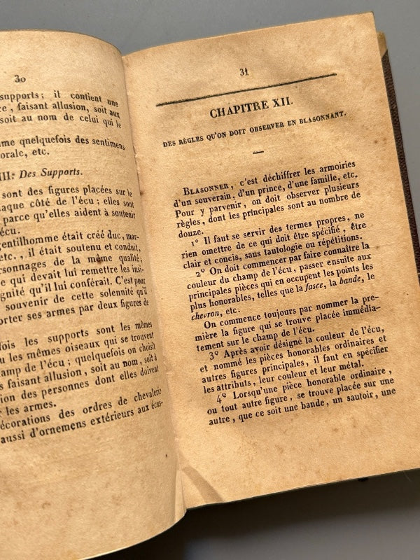 Cours abrégé de blason. Ordres de chevalerie - París, 1840
