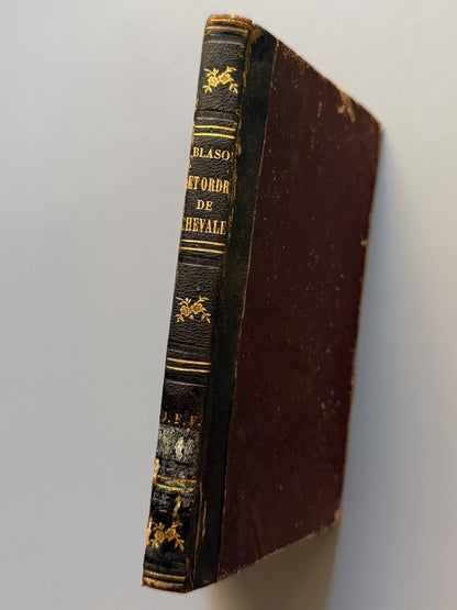 Cours abrégé de blason. Ordres de chevalerie - París, 1840