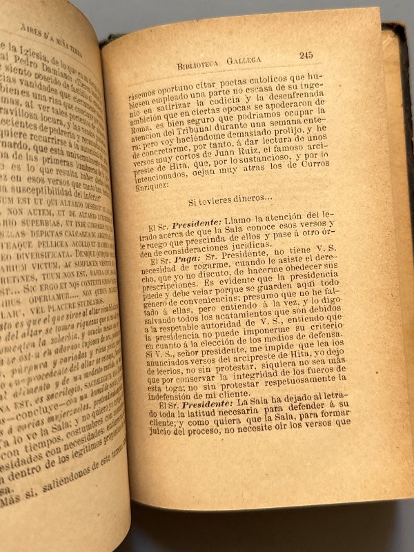 Aires d'a miña terra, M. Curros Enriquez - Latorre y Martínez Editores, 1886