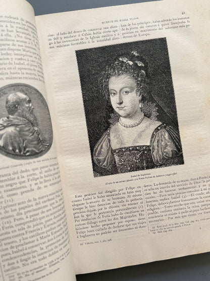 Historia de Felipe II, H. Forneron - Editorial Montaner y Simón, 1884