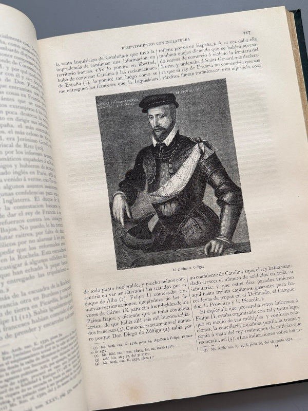 Historia de Felipe II, H. Forneron - Editorial Montaner y Simón, 1884