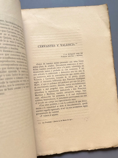 El folklore valenciano en el Don Quijote, Francisco Martínez Martínez - Valencia, 1922