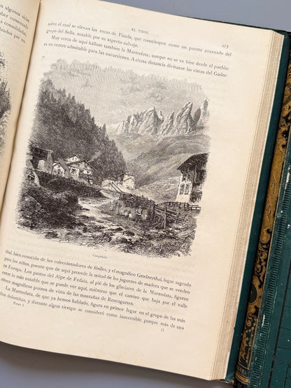 Europa pintoresca. Descripción general de viajes - Montaner y Simón, 1882-1883