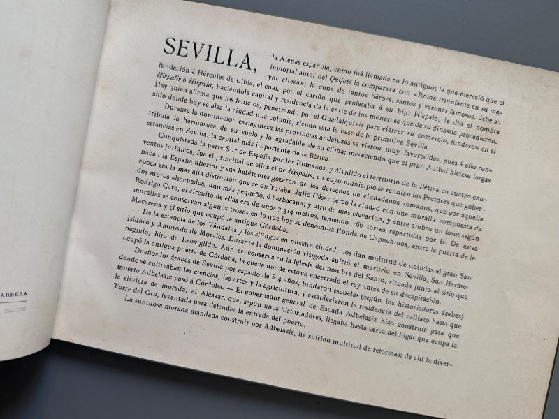 Sevilla artística e industrial - Emilio Canet y Juan Barrera. Sevilla, 1908