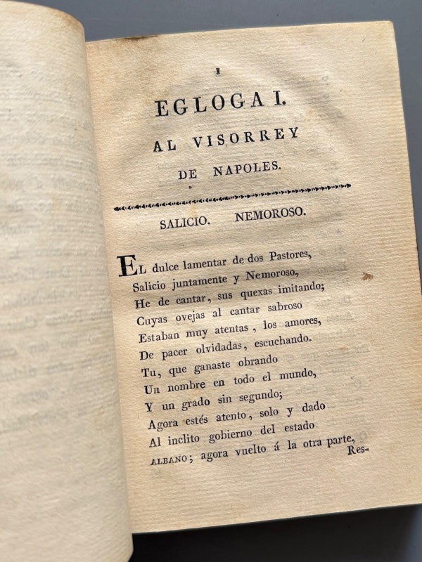 Obras de Garcilaso de la Vega - Compañía de Jordi, Roca y Gaspar, 1804