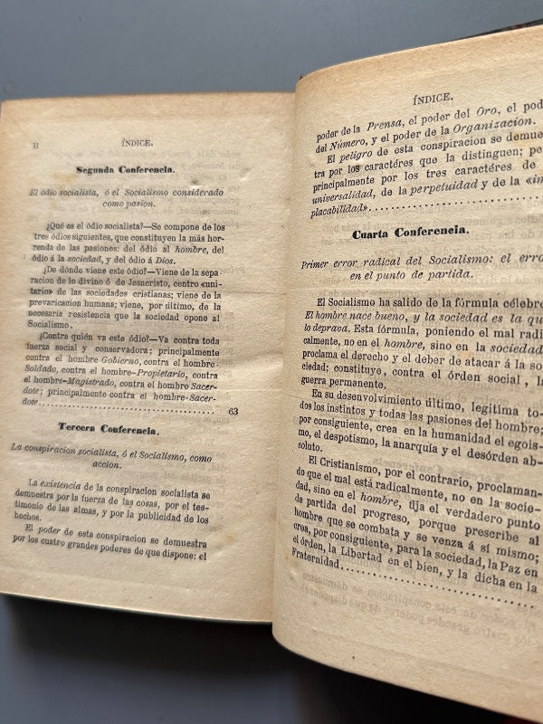 El socialismo ante la sociedad, Padre Felix - Editorial Agustín Jubera, 1878