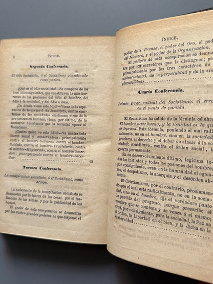 El socialismo ante la sociedad, Padre Felix - Editorial Agustín Jubera, 1878