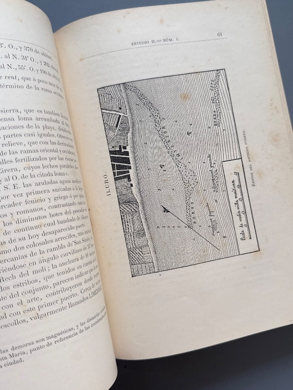 Estudios histórico-arqueológicos sobre Iluro, José Mª Pellicer y Pagés - Mataró, 1887