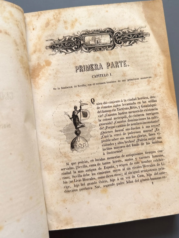 Glorias de Sevilla, Vicente Alvarez Miranda - Carlos Santigosa Editor, 1849
