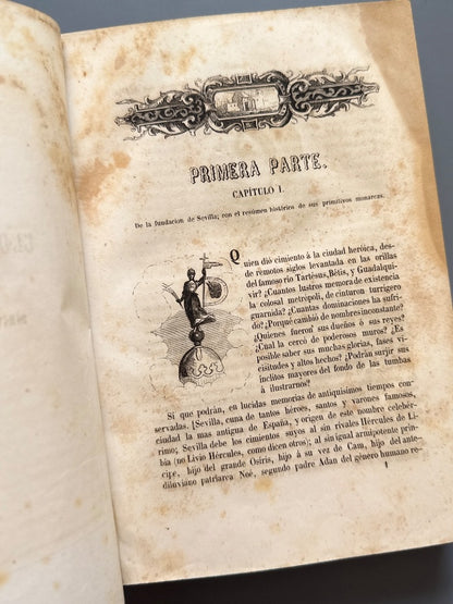 Glorias de Sevilla, Vicente Alvarez Miranda - Carlos Santigosa Editor, 1849