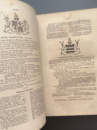 The peerage and baronetage of the British Empire, Edmund Lodge - Hurst and Blackett, 1874