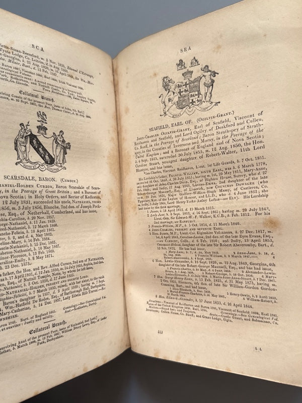 The peerage and baronetage of the British Empire, Edmund Lodge - Hurst and Blackett, 1874