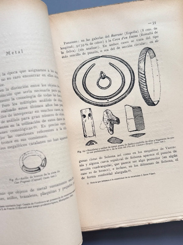 La civilización megalítica catalana y la cultura pirenaica, Luis Pericot y García - UB, 1925