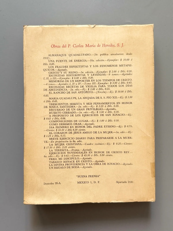 Los mártires mexicanos, Joaquín Cardoso - Editorial Buena Prensa, 1958