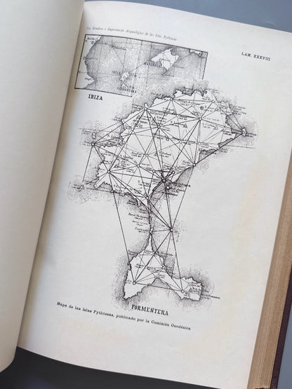 Los nombres e importancia arqueológica de las Islas Pythiusas, Juan Román y Calvet - 1906