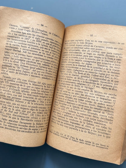 El misterio de la masonería: Descorriendo el velo, José María Caro - Imprenta Chile, 1926