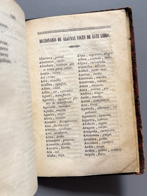 Fábulas y otras composiciones en verso vascongado - Imprenta de Ignacio Ramón Baroja, 1842