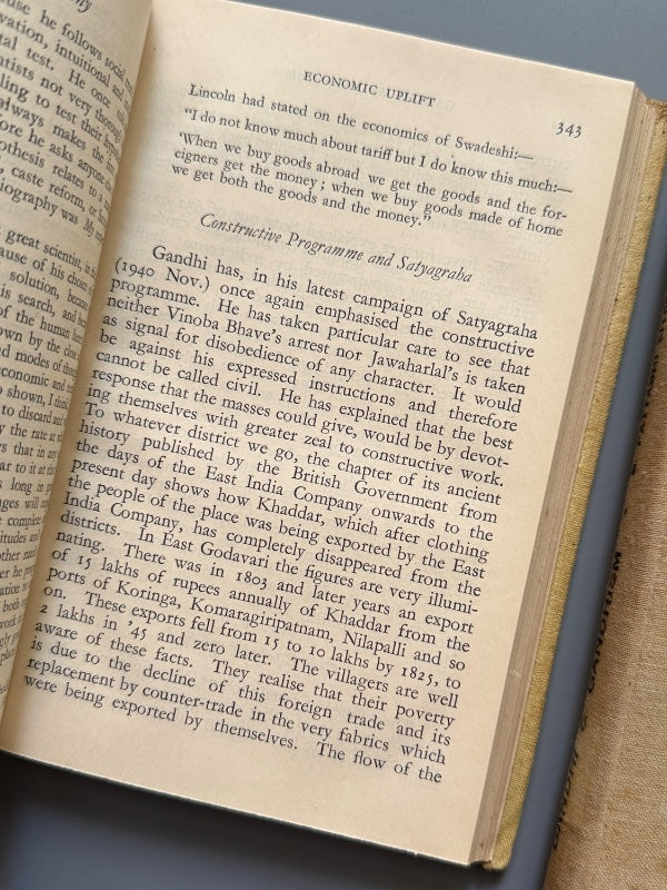 Ghandi & Ghandism, B. Pattabhi Sitaramayya - Editorial Kitabistan, 1943