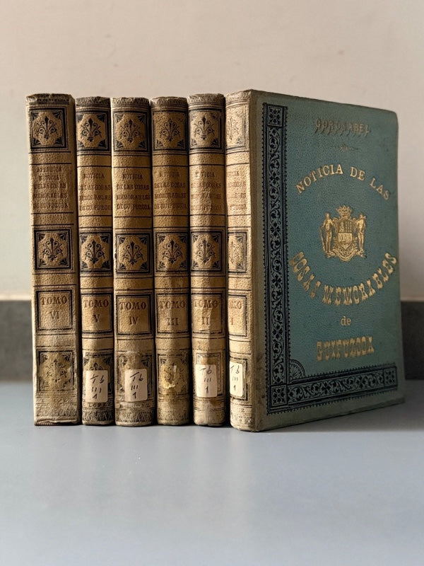 Noticia de las cosas memorables de Guipúzcoa, Pablo de Gorosábel - 1899-1901
