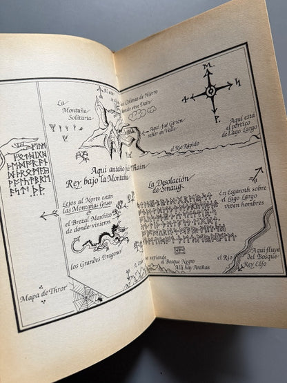 El hobbit, J. R. R. Tolkien (1ª ed. española) - Editorial Minotauro, 1982
