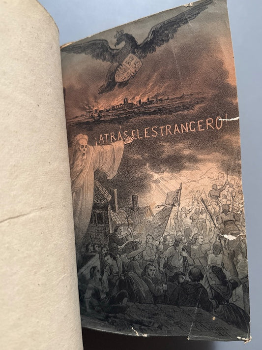 ¡Atrás el extranjero!, Manuel Angelon (Guerra de la Independencia) - D. I. López Bernagosi, 1861