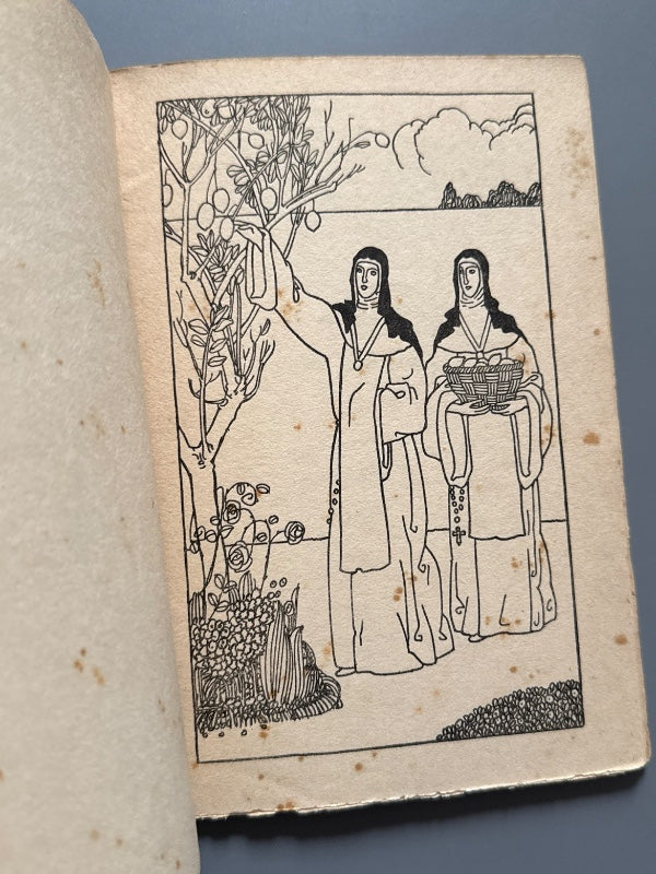 Petites odes del convent, Faust Casals i Bové. Firmado, dedicado a Joan d'Ivori - Buenos Aires, 1916