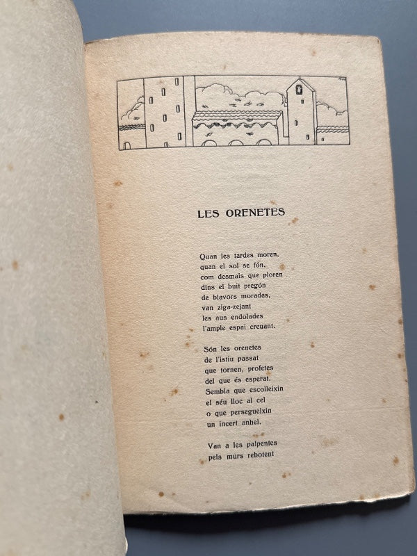 Petites odes del convent, Faust Casals i Bové. Firmado, dedicado a Joan d'Ivori - Buenos Aires, 1916