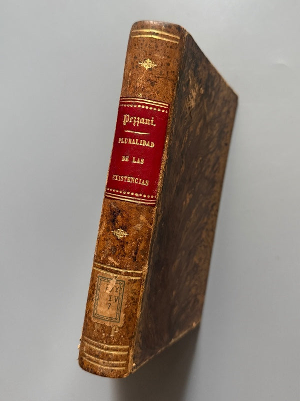 Pluralidad de las existencias del alma, Andrés Pezzani - Librería de D. Juan Oliveres, 1873