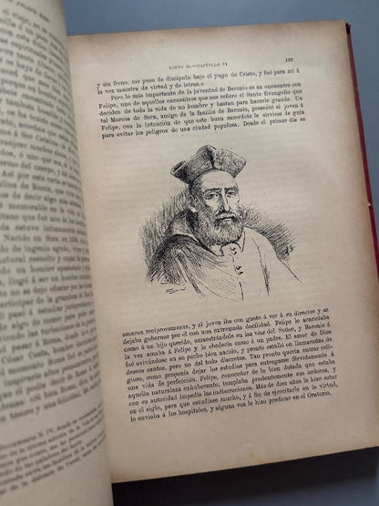 Vida de San Felipe Neri, Jaime Collell - Establecimiento Tipográfico de "La Hormiga de Oro", 1895