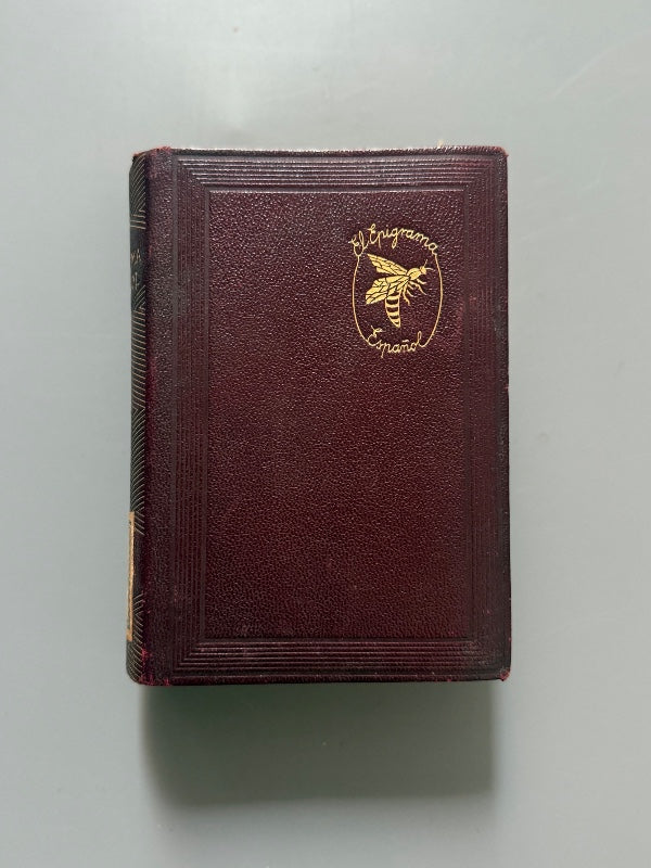El epigrama español (Del siglo I al XX), Federico Carlos Sáinz de Robles - M. Aguilar Editor, 1941