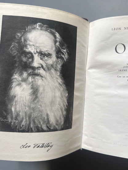 Obras completas, Leon Tolstoi - Editorial Aguilar, 1966