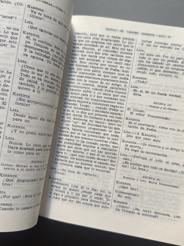 Obras completas, Leon Tolstoi - Editorial Aguilar, 1966