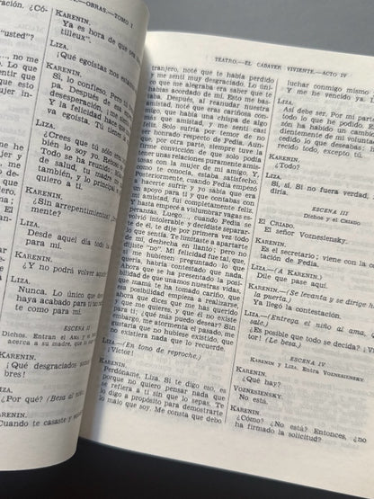 Obras completas, Leon Tolstoi - Editorial Aguilar, 1966