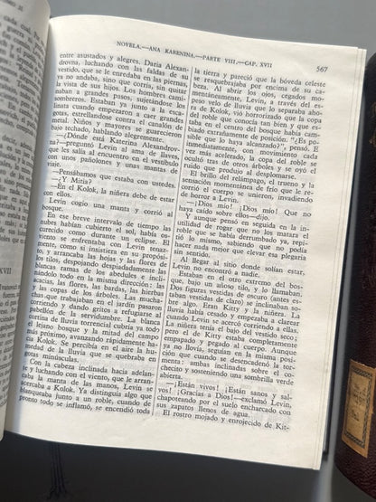 Obras completas, Leon Tolstoi - Editorial Aguilar, 1966