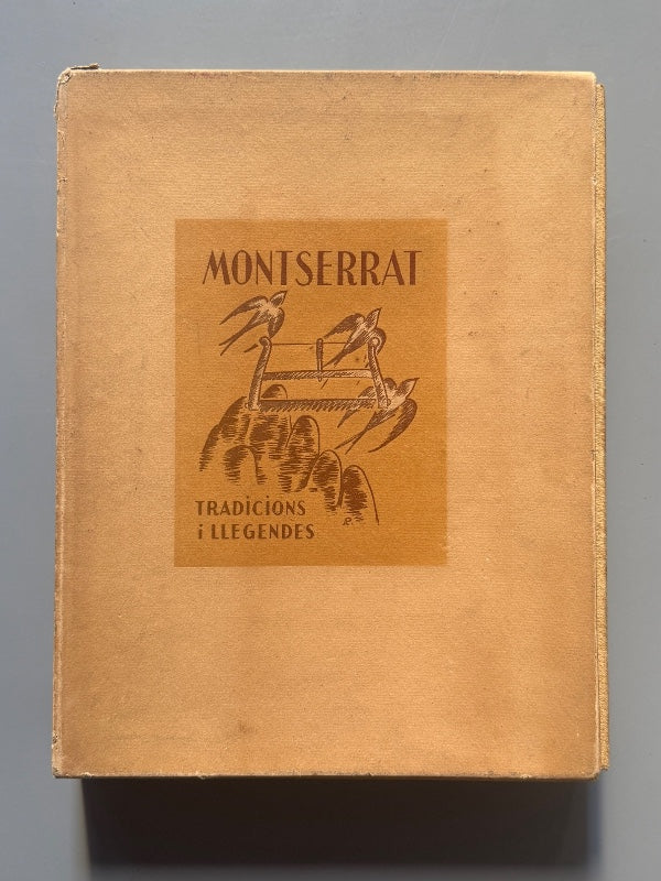 Montserrat: Tradicions i llegendes, Joan Amades (ej. nº386) - Edicions La Llumenera, 1935